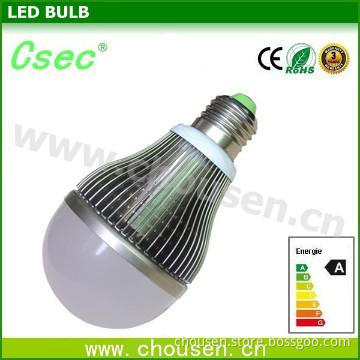 E27 Bulb LED 6W with 538lm Luminous flux CE,ROHS Approval